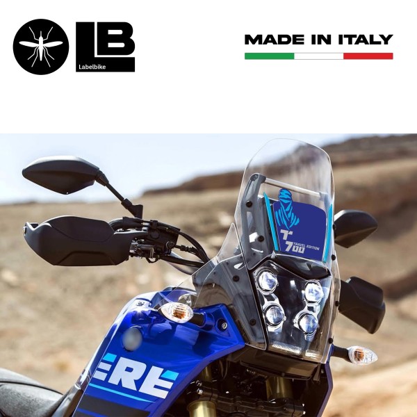Adesivo resina gel 3D Protezione Cupolino compatibile con Yamaha Tenere 700 2022