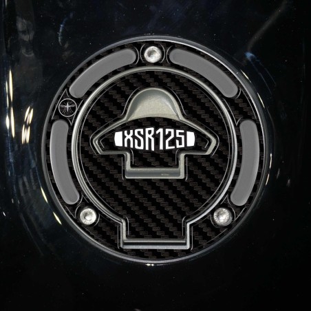 Adesivo resina gel 3D Protezione tappo serbatoio compatibile con Yamaha XSR125