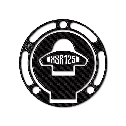 Adesivo resina gel 3D Protezione tappo serbatoio compatibile con Yamaha XSR125 2