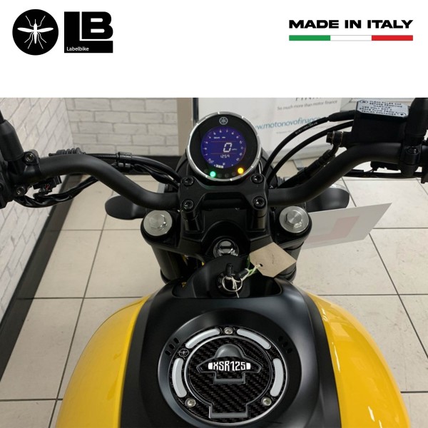 Adesivo resina gel 3D Protezione tappo serbatoio compatibile con Yamaha XSR125