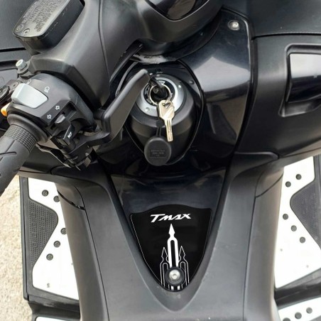 Protection 3D des repose-pieds en gel de résine adhésif compatible avec le T-Max 2008-2011