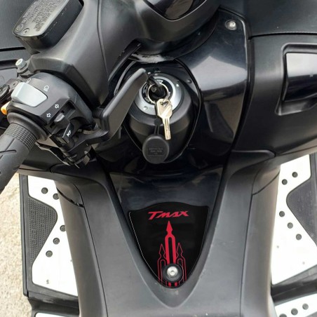 Protection 3D des repose-pieds en gel de résine adhésif compatible avec le T-Max 2008-2011