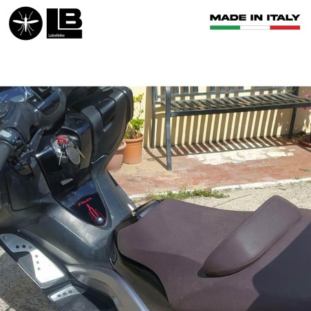 Protection 3D des repose-pieds en gel de résine adhésif compatible avec le T-Max 2008-2011