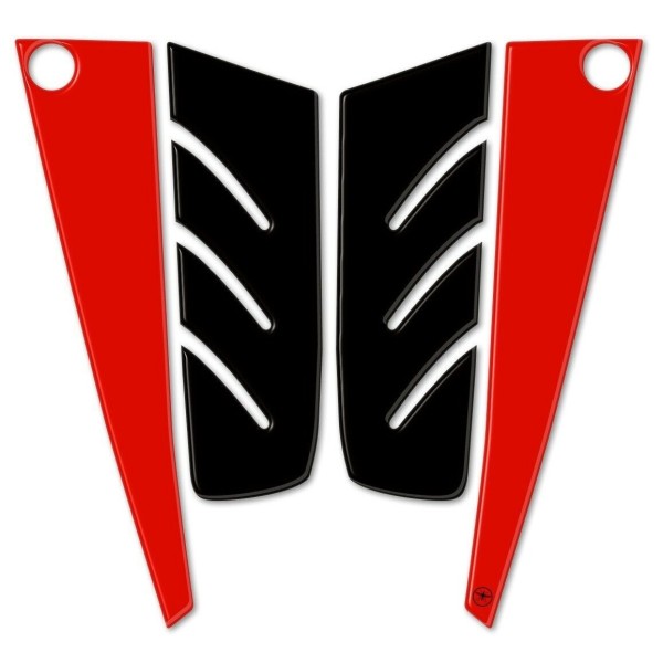 ADESIVO Resinato 3D PEDANA ANTERIORE TMAX 530 Stickers per YAMAHA T max 2012-16