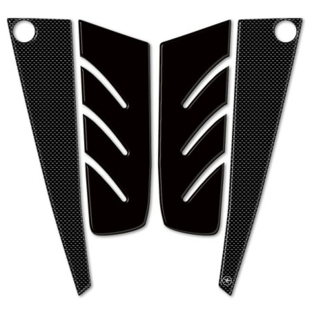 Kunstharz 3D ADHESIVE FRONT PEDESTAL TMAX 530 Aufkleber für YAMAHA T max 2012-16
