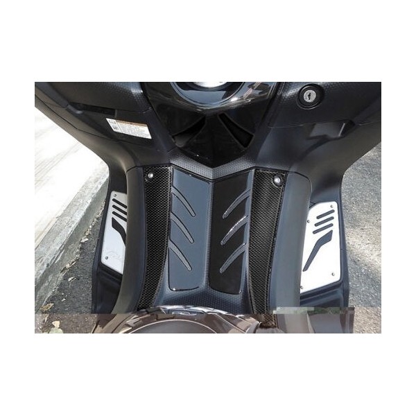 Kunstharz 3D ADHESIVE FRONT PEDESTAL TMAX 530 Aufkleber für YAMAHA T max 2012-16