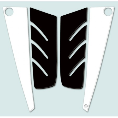 Resin 3D ADHESIVE FRONT PEDESTAL TMAX 530 Stickers for YAMAHA T max 2012-16