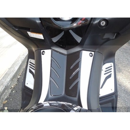Resin 3D ADHESIVE FRONT PEDESTAL TMAX 530 Stickers for YAMAHA T max 2012-16