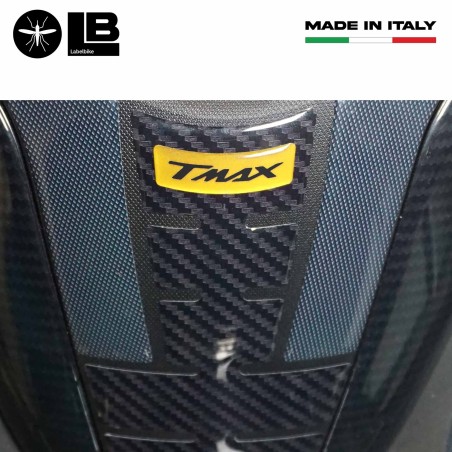 Adesivo resinato 3D Protezione Borchia Tunnel compatibile con Yamaha Tmax 2022-5