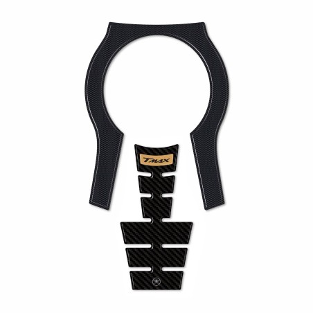 Adesivo resinato 3D Protezione Borchia Tunnel compatibile con Yamaha Tmax 2022-5