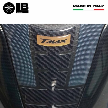 Adesivo resinato 3D Protezione Borchia Tunnel compatibile con Yamaha Tmax 2022-5