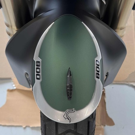 Adesivo resinato 3D Protezione parafango compatibile con Benelli Leoncino 800
