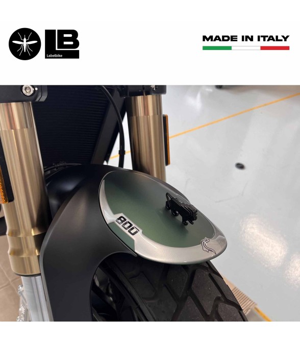 Adesivo resinato 3D Protezione parafango compatibile con Benelli Leoncino 800