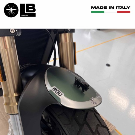 Autocollant de protection de garde-boue 3D en résine compatible avec Benelli Leoncino 800