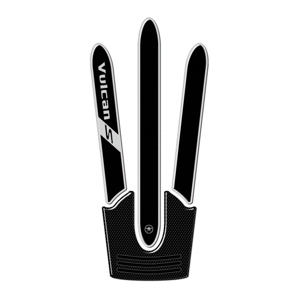 Adesivo Resinato 3D Protezione Serbatoio compatibile con moto Kawasaki Vulcan S