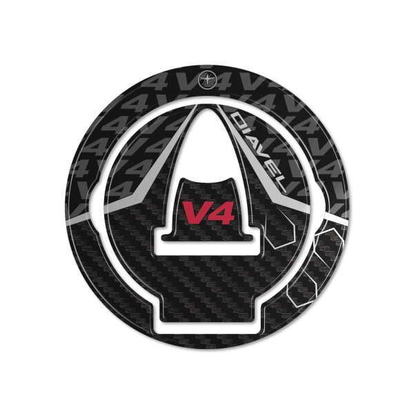 3D Resin Sticker Tank Cap motorbike compatible avec Ducati Diavel v4 2023