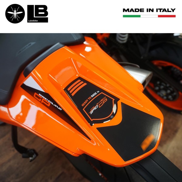 Adesivo resinato Gel 3D codino moto compatibile con KTM 890 Duke GP 2022-2023