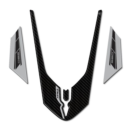 Protection d'aile adhésive en gel résine 3D compatible avec Yamaha Tmax 2022-25