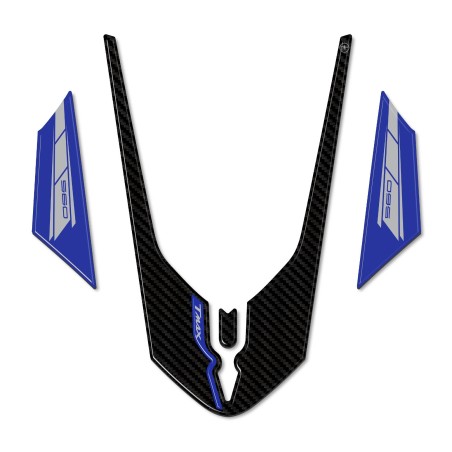 Protección de ala adhesiva 3D de gel-resina compatible con Yamaha Tmax 2022-25