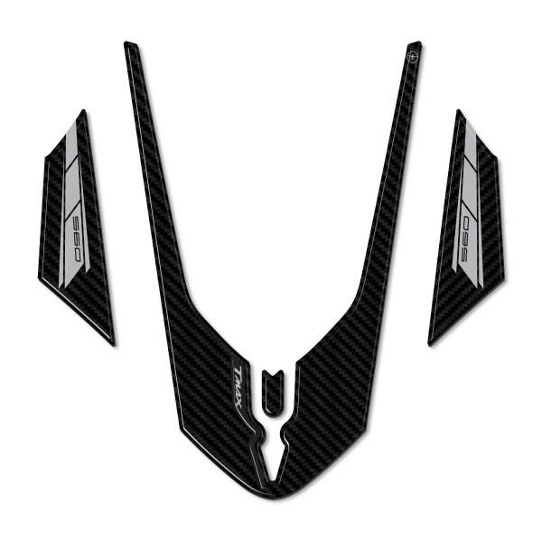 Protection d'aile adhésive en gel résine 3D compatible avec Yamaha Tmax 2022-25