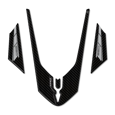 Protección de ala adhesiva 3D de gel-resina compatible con Yamaha Tmax 2022-25