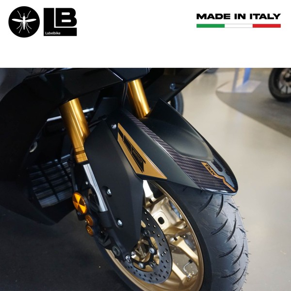 Adesivo resinato gel 3D Protezione parafango compatibile con Yamaha Tmax 2022-25
