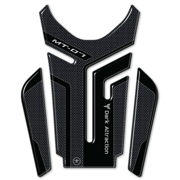 Adesivo serbatoio in resina gel 3D per moto compatibile Yamaha MT-07 dal 2021 