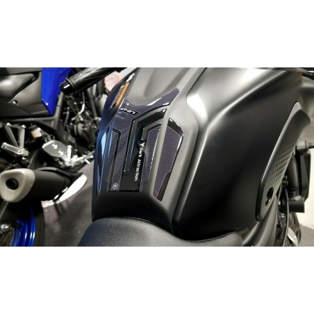 Adesivo serbatoio in resina gel 3D per moto compatibile Yamaha MT-07 dal 2021 