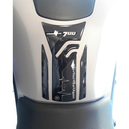 3D Gelharz Motorradtankaufkleber kompatibel Yamaha Tracer 700 ab 2020