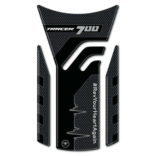 Autocollant 3D en résine gel pour réservoir de moto compatible Yamaha Tracer 700 à partir de 2020 2
