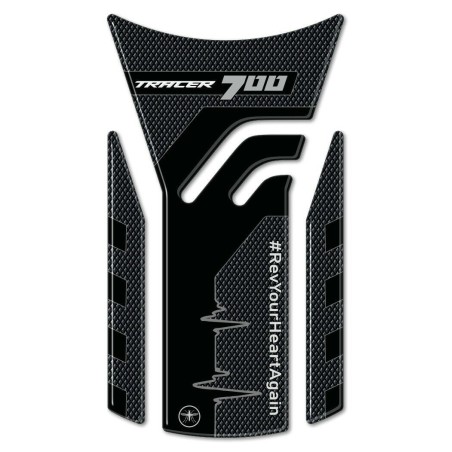 Pegatina depósito moto resina 3D gel compatible Yamaha Tracer 700 a partir de 2020