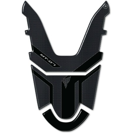 Adhesivo de resina 3D para la parte superior del depósito de la moto compatible con Yamaha MT-07 2021-2023