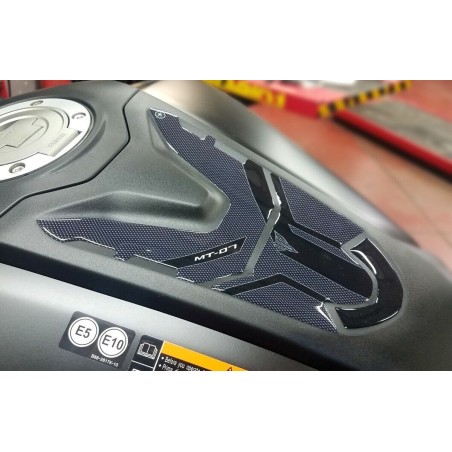 Adesivo sopra serbatoio moto in resina 3D compatibile con Yamaha MT-07 2021-2023