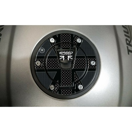 Adesivo tappo serbatoio gel 3D per moto compatibile Triumph Speed Triple 1200 RS