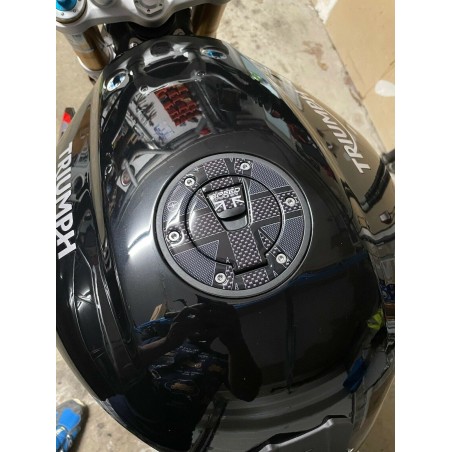 Adesivo tappo serbatoio gel 3D per moto compatibile Triumph Speed Triple 1200 RS