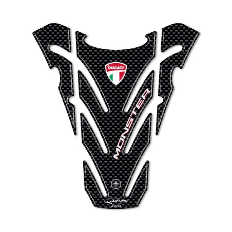 EXKLUSIVE 3D CARBON RESIN ADHESIVE SEITENBRÜCKE für MOTORRAD DUCATI MONSTER 696