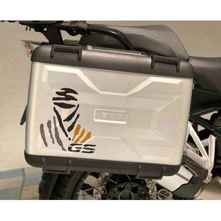 Kit 2 ADESIVI per VALIGIE MOTO LOGO GS COMPATIBILE BMW GS R1250 EXCLUSIVE