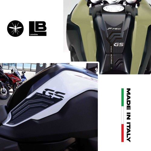 Kit 3 Gel Stickers Protecteurs Latéraux Compatibles Pour Motos Bmw F750 Gs 2018-2023 2