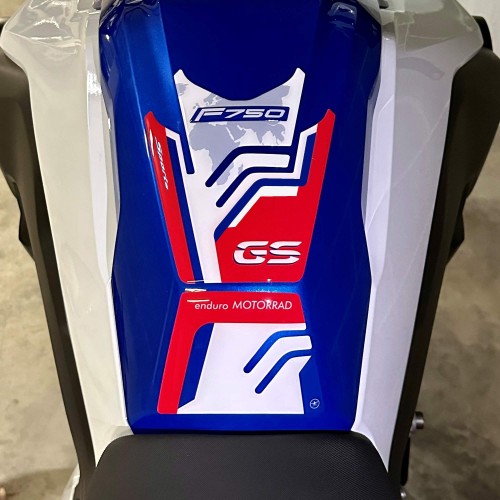 Kit 3 Stickers Motorcycle Tank Protectors compatible with Bmw F750 GS 2021-2023 2
