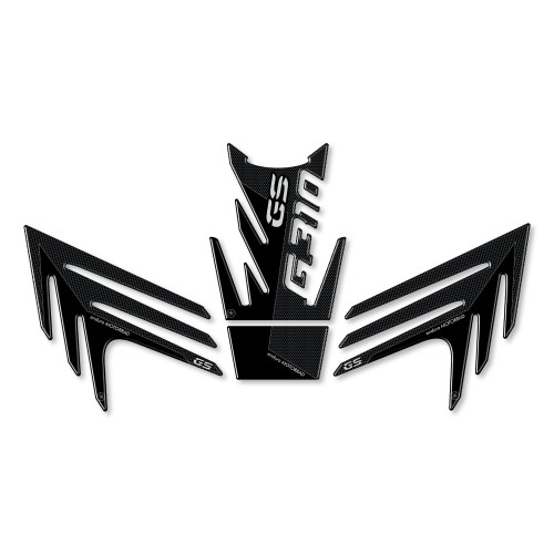 KIT 3 GEL RESIN GAS TANK PROTECTIONS compatible for BMW G310 GS MOTORBIKE series