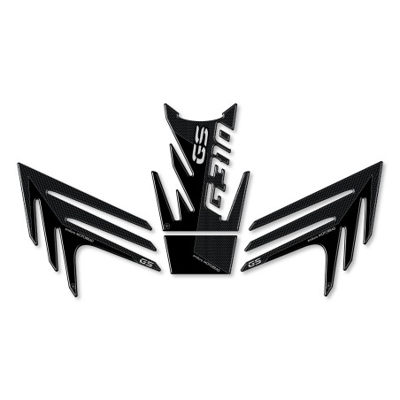 KIT 3 GEL RESIN GAS TANK PROTECTIONS compatible for BMW G310 GS MOTORBIKE series