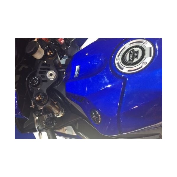 kit ADESIVI 3D CARBONIO PROTEZIONI SERBATOIO compatibili per MOTO YAMAHA R1 R 1