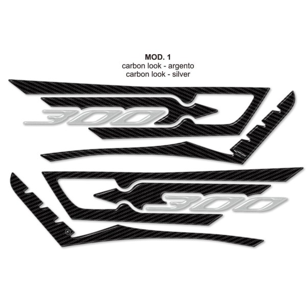 3D ADHESIVES kit for Scooter X max 300 PROTECTION compatible for YAMAHA Xmax 300