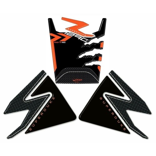 KIT pegatinas depósito moto 3D compatible KTM 1290 SUPER DUKE R 2014-2019
