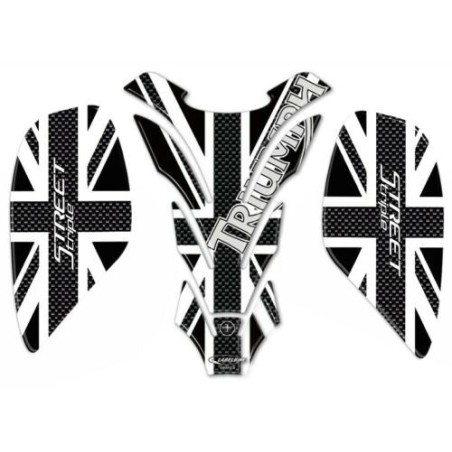 3D ADHESIVES KIT pour TRIUMPH STREET TRIPLE 2013-2020 compatible réservoir moto