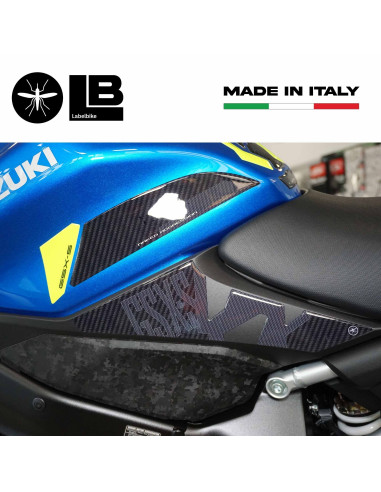 KIT ADESIVI 3D PROTEZIONI SERBATOIO COMPATIBILI CON SUZUKI GSX-S 1000 2021-2023