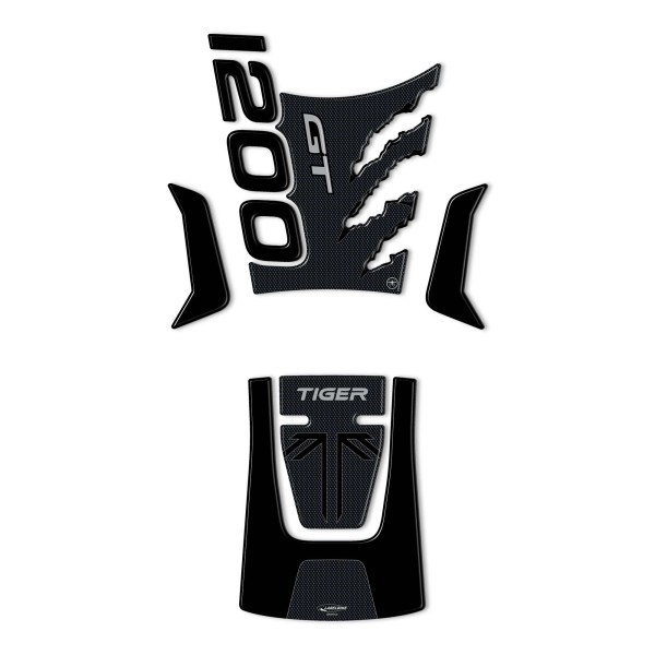 Kit de adhesivos 3D protectores de depósito compatibles con Triumph Tiger 1200 GT 2022-5