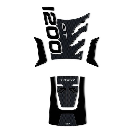 Kit d'autocollants 3D Protecteurs de réservoir compatibles avec Triumph Tiger 1200 GT 2022-5
