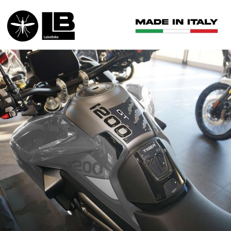 Kit d'autocollants 3D Protecteurs de réservoir compatibles avec Triumph Tiger 1200 GT 2022-5