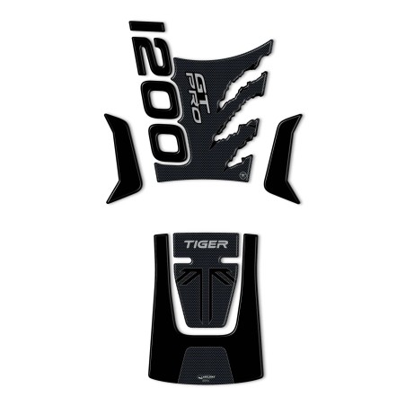 Kit Adesivi 3D Protezioni Serbatoio compatibili con Triumph Tiger 1200 GT Pro